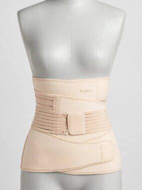 KeaBabies Revive 3-in-1 Postpartum Belly Wrap XL Classic Ivory — Like New
